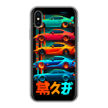 Силиконовый чехол на Iphone x10 с принтом машины тачки Силиконовый чехол на Iphone x10 с принтом машины тачки