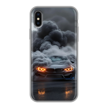 Силиконовый чехол на Iphone x10 с принтом BMW БМВ Силиконовый чехол на Iphone x10 с принтом BMW БМВ