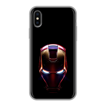 Силиконовый чехол на Iphone x10 с принтом IronMan Железный человек
