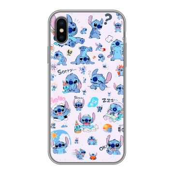 Силиконовый чехол на Iphone x10 с принтом Лило и Стич Силиконовый чехол на Iphone x10 с принтом Лило и Стич