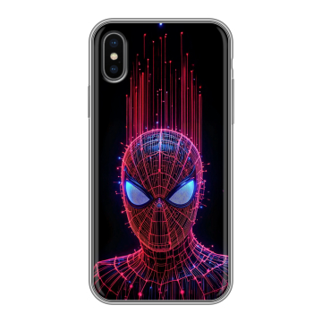 Силиконовый чехол на Iphone x10 с принтом Spiderman Человек паук