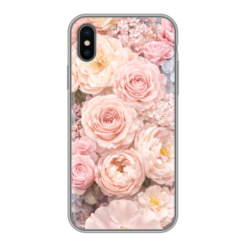 Силиконовый чехол на Iphone x10 с принтом женский