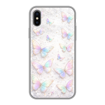 Силиконовый чехол на Iphone x10 с принтом женский