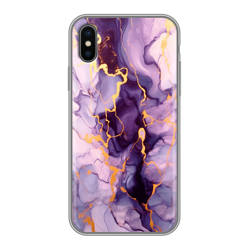 Пластиковый чехол на Iphone x10 с принтом Мрамор Пластиковый чехол на Iphone x10 с принтом Мрамор