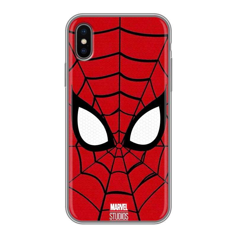 Силиконовый противоударный чехол на Iphone x10 с принтом человек паук spiderman Силиконовый противоударный чехол на Iphone x10 с принтом человек паук spiderman
