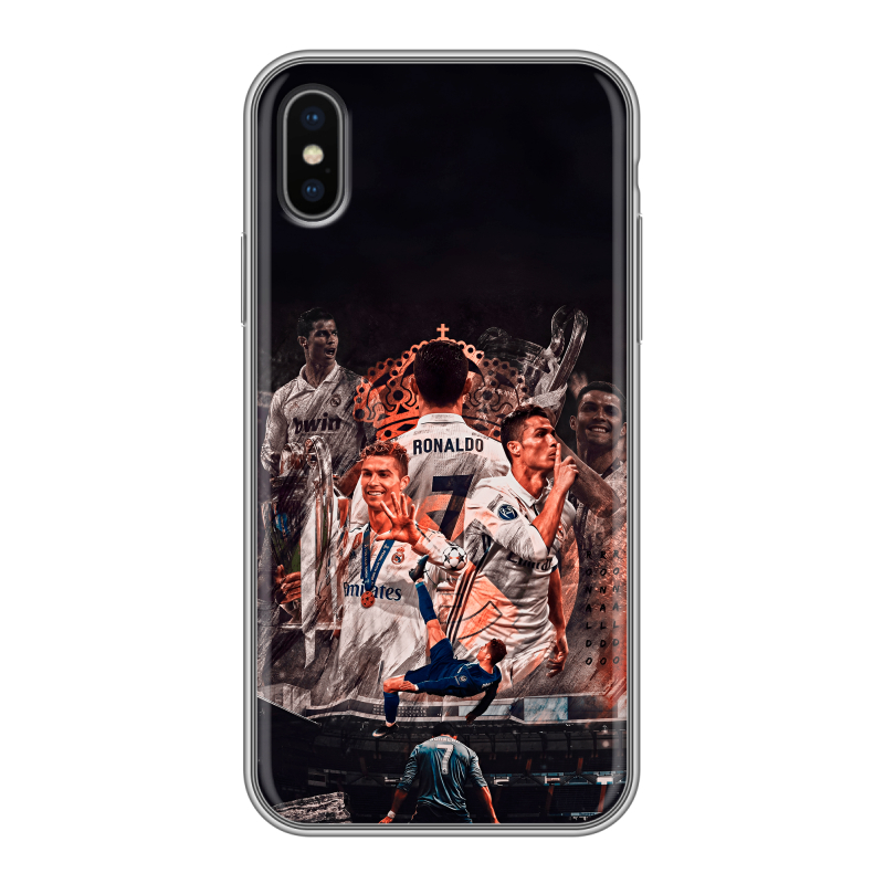 Силиконовый чехол на Iphone X с принтом Реал Роналдо Real Ronaldo Силиконовый чехол на Iphone X с принтом Реал Роналдо Real Ronaldo