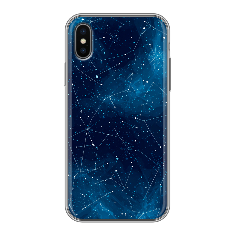Силиконовый чехол на Iphone x10 с принтом Космос звезды Силиконовый чехол на Iphone x10 с принтом Космос звезды
