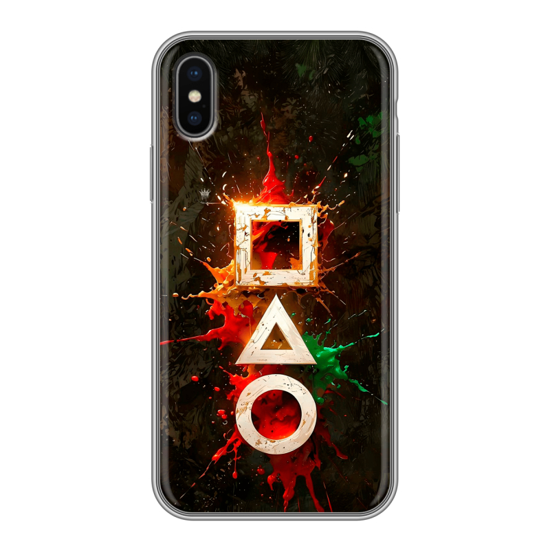 Силиконовый противоударный чехол на Iphone x10 с принтом Squid Game Игра кальмара Силиконовый противоударный чехол на Iphone x10 с принтом Squid Game Игра кальмара