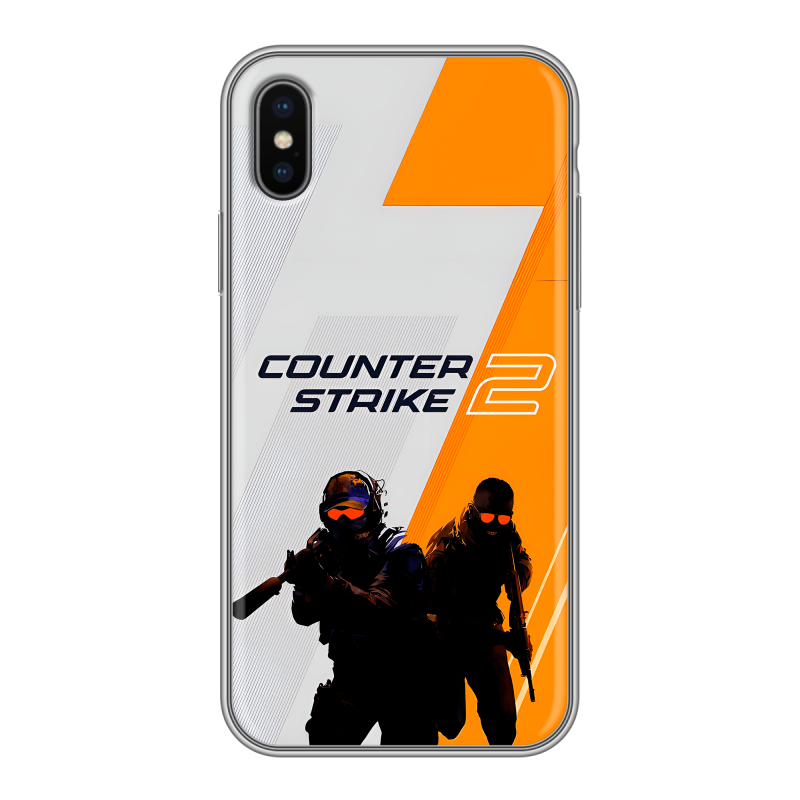 Силиконовый чехол на Iphone X с принтом Counter Strike Силиконовый чехол на Iphone X с принтом Counter Strike