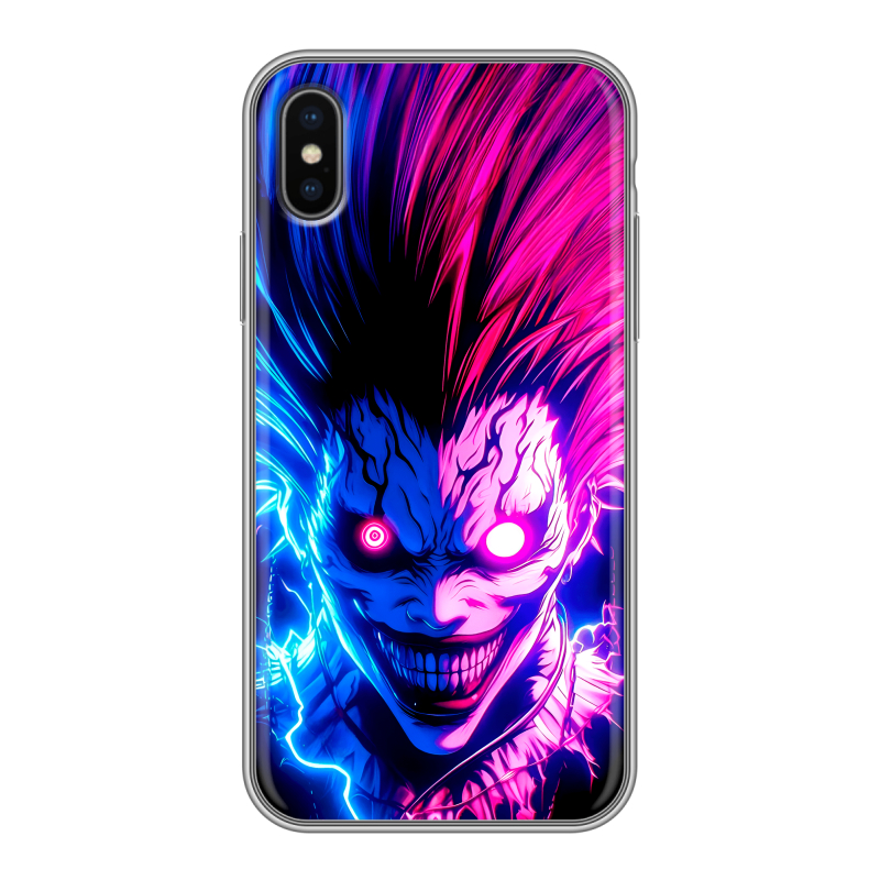 Силиконовый чехол на Iphone x10 с принтом Death note Тетрадь смерти Силиконовый чехол на Iphone x10 с принтом Death note Тетрадь смерти
