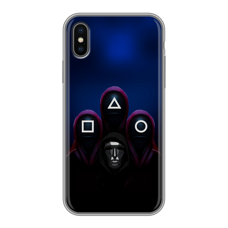 Силиконовый чехол на Iphone x10 с принтом Игра Кальмара Силиконовый чехол на Iphone x10 с принтом Игра Кальмара