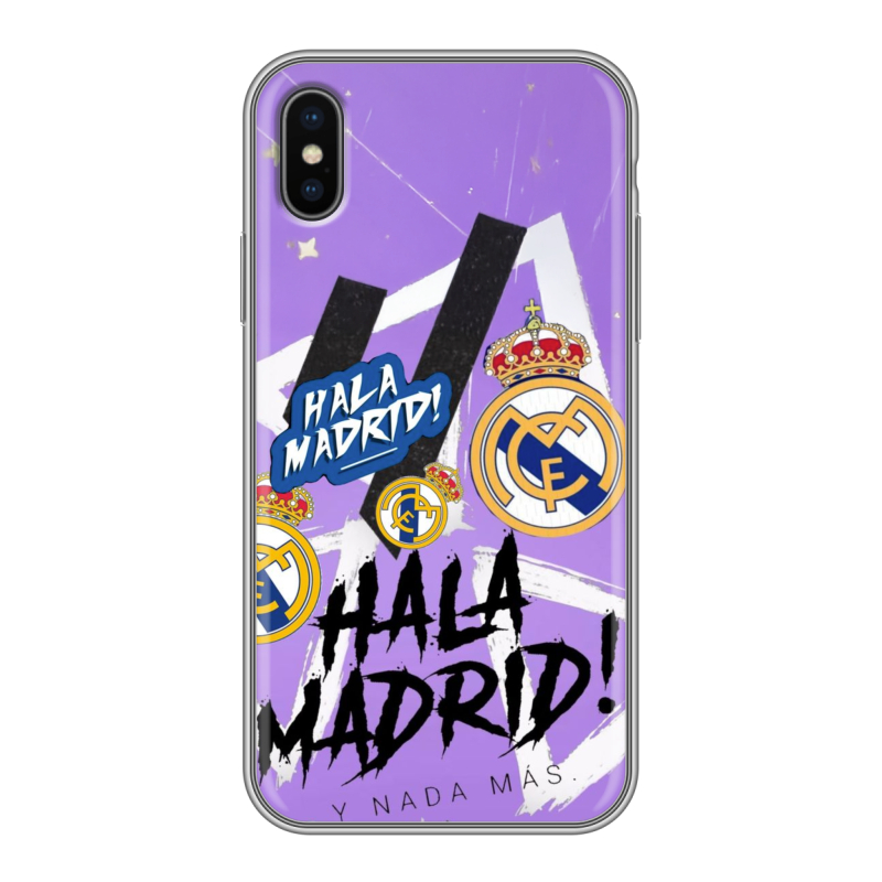 Силиконовый противоударный чехол на Iphone x10 с принтом Real Madrid Реал Мадрид Силиконовый противоударный чехол на Iphone x10 с принтом Real Madrid Реал Мадрид