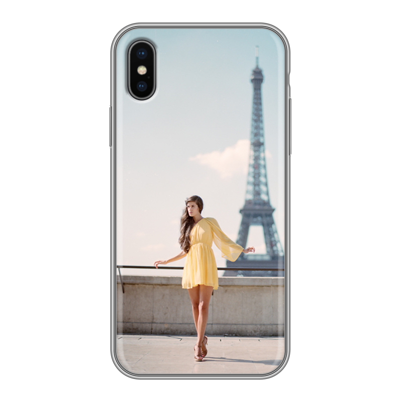 Силиконовый чехол на Iphone x10 с принтом Париж Силиконовый чехол на Iphone x10 с принтом Париж