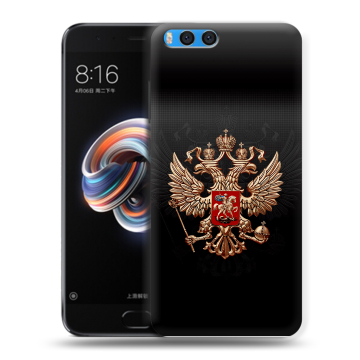 Силиконовый чехол на Xiaomi Mi Note 3 с принтом Герб России Силиконовый чехол на Xiaomi Mi Note 3 с принтом Герб России