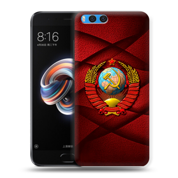 Силиконовый чехол на Xiaomi Mi Note 3 с принтом Герб СССР Силиконовый чехол на Xiaomi Mi Note 3 с принтом Герб СССР