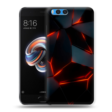 Силиконовый чехол на Xiaomi Mi Note 3 с принтом Яркие абстракции Силиконовый чехол на Xiaomi Mi Note 3 с принтом Яркие абстракции