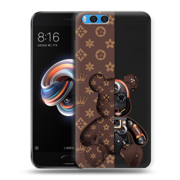 Силиконовый чехол на Xiaomi Mi Note 3 с принтом Луи робот