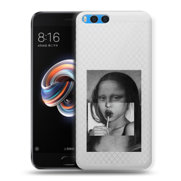 Силиконовый чехол на Xiaomi Mi Note 3 с принтом Мона Лиза