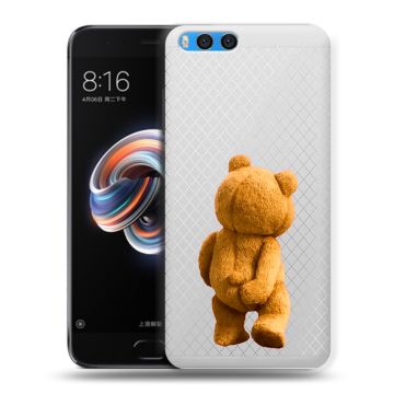 Силиконовый чехол на Xiaomi Mi Note 3 с принтом Медведь
