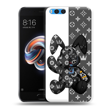 Силиконовый чехол на Xiaomi Mi Note 3 с принтом Луи робот