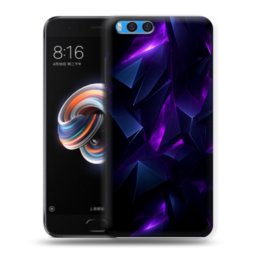 Силиконовый чехол на Xiaomi Mi Note 3 с принтом Абстракиция Силиконовый чехол на Xiaomi Mi Note 3 с принтом Абстракиция