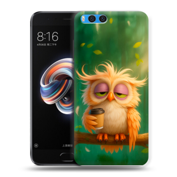 Силиконовый чехол на Xiaomi Mi Note 3 с принтом сова Силиконовый чехол на Xiaomi Mi Note 3 с принтом сова