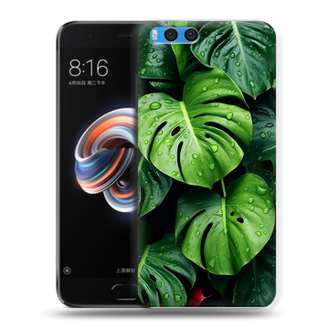 Силиконовый чехол на Xiaomi Mi Note 3 с принтом Листья Силиконовый чехол на Xiaomi Mi Note 3 с принтом Листья