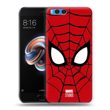 Силиконовый чехол на Xiaomi Mi Note 3 с принтом человек паук spiderman