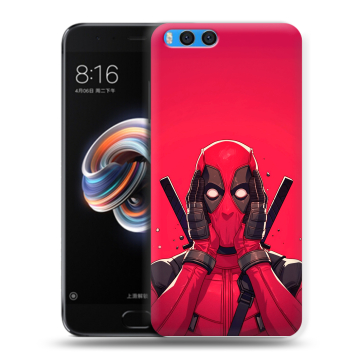 Силиконовый чехол на Xiaomi Mi Note 3 с принтом Дедпул Deadpool Силиконовый чехол на Xiaomi Mi Note 3 с принтом Дедпул Deadpool