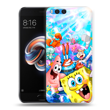 Силиконовый чехол на Xiaomi Mi Note 3 с принтом спанчбоб спанч боб Силиконовый чехол на Xiaomi Mi Note 3 с принтом спанчбоб спанч боб