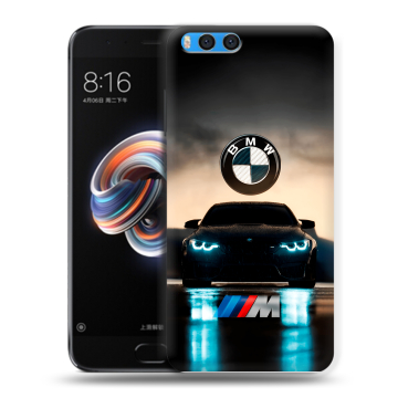 Силиконовый чехол на Xiaomi Mi Note 3 с принтом БМВ BMW