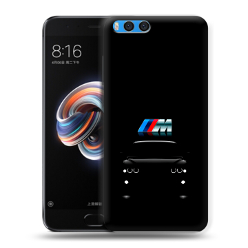 Силиконовый чехол на Xiaomi Mi Note 3 с принтом БМВ BMW