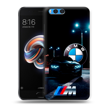 Силиконовый чехол на Xiaomi Mi Note 3 с принтом БМВ BMW