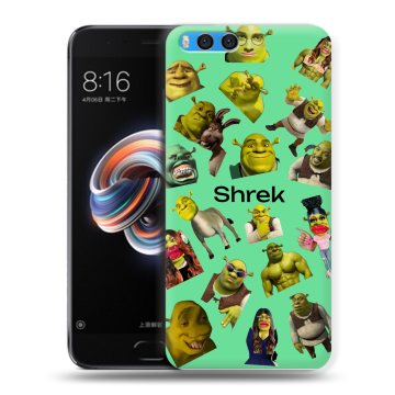 Силиконовый чехол на Xiaomi Mi Note 3 с принтом Шрек Shrek