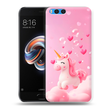 Силиконовый чехол на Xiaomi Mi Note 3 с принтом Единорог Силиконовый чехол на Xiaomi Mi Note 3 с принтом Единорог