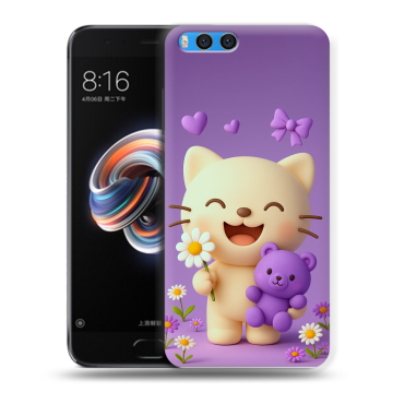 Силиконовый чехол на Xiaomi Mi Note 3 с принтом для девочек Силиконовый чехол на Xiaomi Mi Note 3 с принтом для девочек