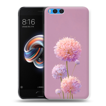 Силиконовый чехол на Xiaomi Mi Note 3 с принтом Цветы