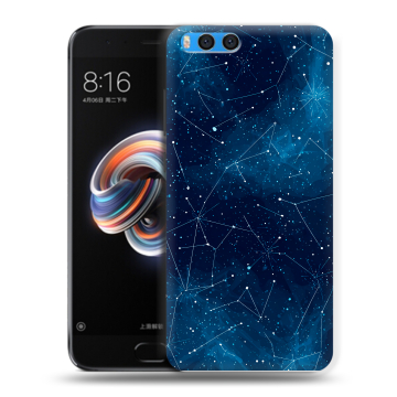 Силиконовый чехол на Xiaomi Mi Note 3 с принтом Космос звезды