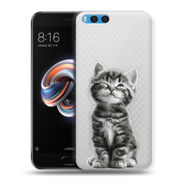 Силиконовый чехол на Xiaomi Mi Note 3 с принтом Котенок Силиконовый чехол на Xiaomi Mi Note 3 с принтом Котенок