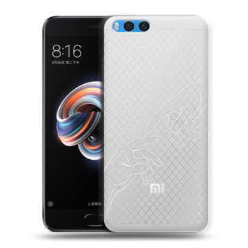 Силиконовый чехол на Xiaomi Mi Note 3 с принтом Сотворение мира