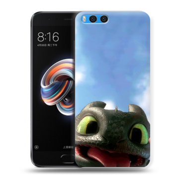 Силиконовый чехол на Xiaomi Mi Note 3 с принтом Как приручить дракона