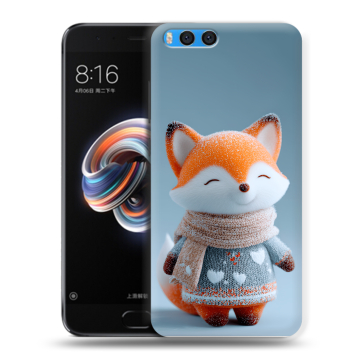 Силиконовый чехол на Xiaomi Mi Note 3 с принтом Лиса