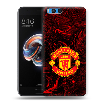Силиконовый чехол на Xiaomi Mi Note 3 с принтом Manchester United