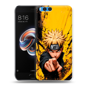 Силиконовый чехол на Xiaomi Mi Note 3 с принтом Naruto Наруто