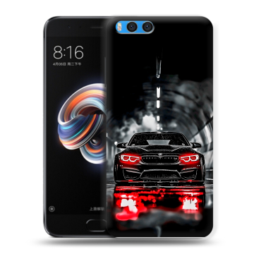 Силиконовый чехол на Xiaomi Mi Note 3 с принтом BMW БМВ