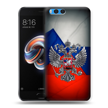 Силиконовый чехол на Xiaomi Mi Note 3 с принтом Флаг России Силиконовый чехол на Xiaomi Mi Note 3 с принтом Флаг России