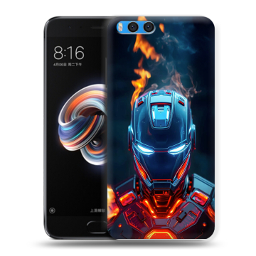 Силиконовый чехол на Xiaomi Mi Note 3 с принтом IronMan Железный человек Силиконовый чехол на Xiaomi Mi Note 3 с принтом IronMan Железный человек