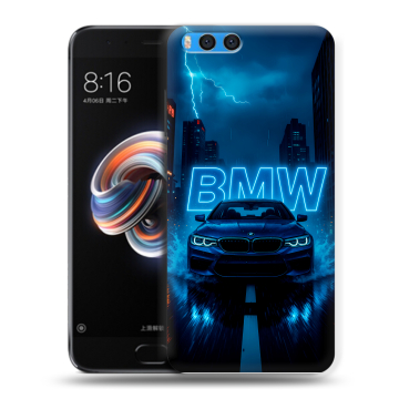 Силиконовый чехол на Xiaomi Mi Note 3 с принтом BMW БМВ Силиконовый чехол на Xiaomi Mi Note 3 с принтом BMW БМВ