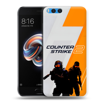 Силиконовый чехол на Xiaomi Mi Note 3 с принтом Counter Strike
