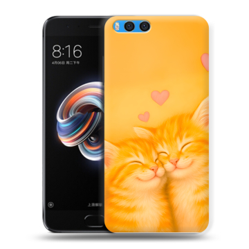 Силиконовый чехол на Xiaomi Mi Note 3 с принтом Милые котята